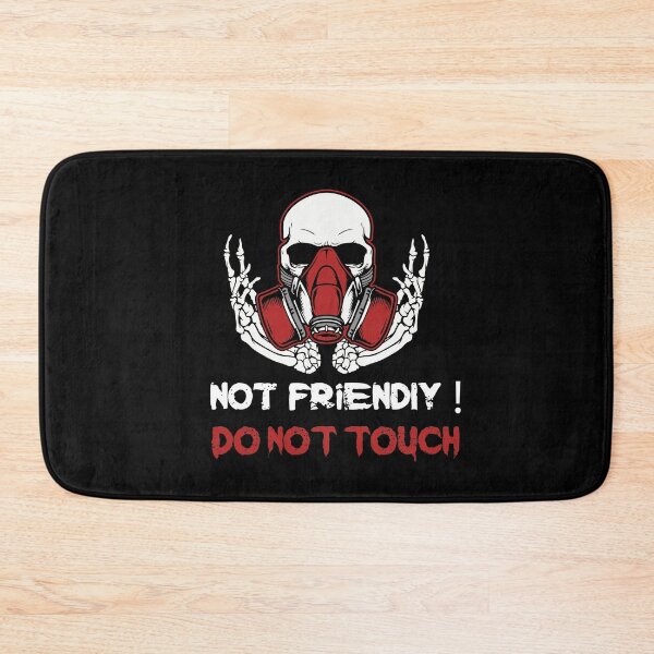 Item preview, Not Friendly Do Not Touch - Social Distancing Skull Design Gift Idea For Halloween designed and sold by Prince - Bestseller ★★★★★.