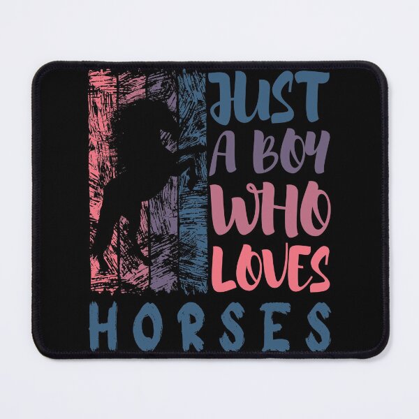 Item preview, Just A Boy Who Loves Horses designed and sold by Desigffee.