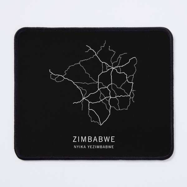 Item preview, Zimbabwe Road Map designed and sold by clarkstpress.
