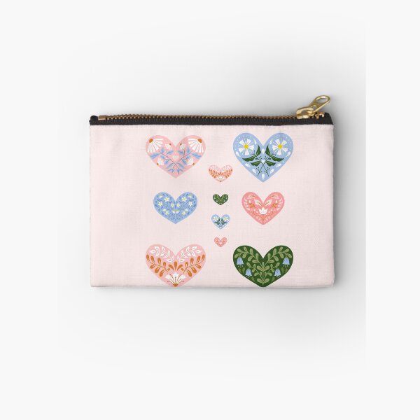 Item preview, Folk Art Flower and Heart Sticker Pack and designs  designed and sold by Dollfacedesign.
