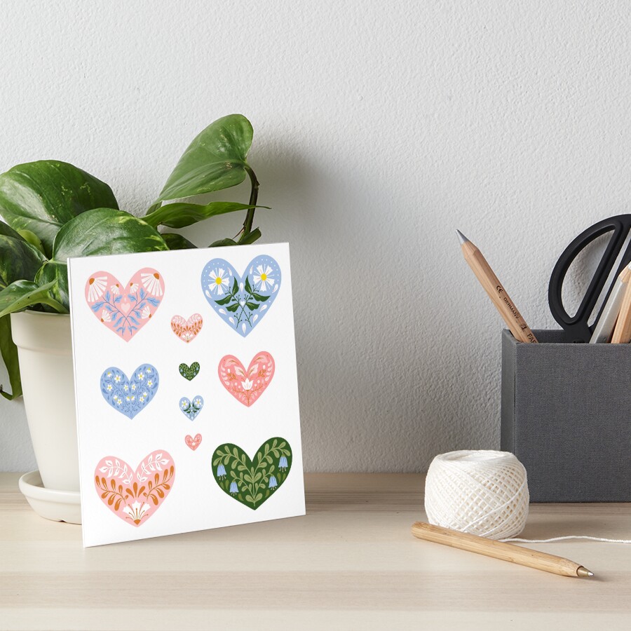 Item preview, Art Board Print designed and sold by Dollfacedesign.