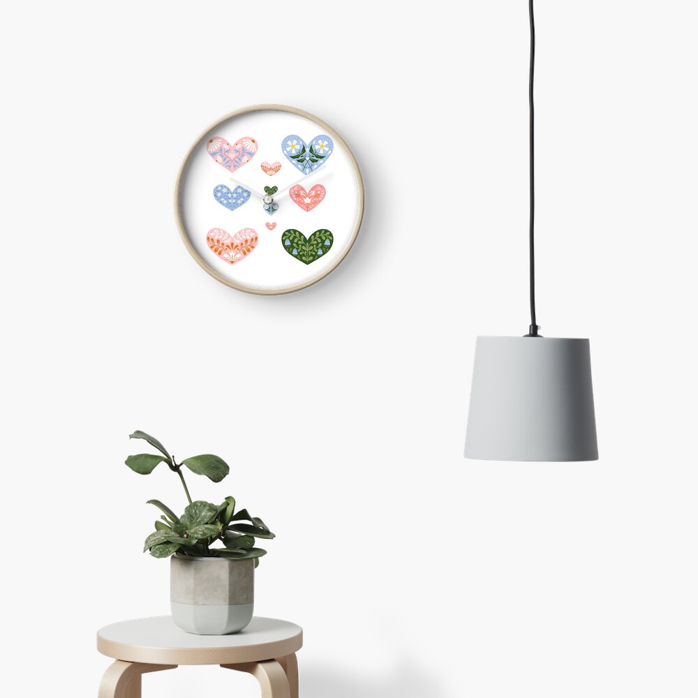 Item preview, Clock designed and sold by Dollfacedesign.