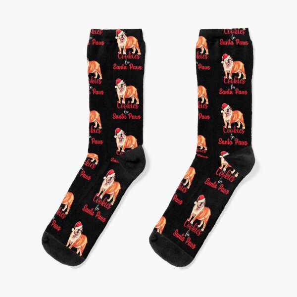 Item preview, Cookies for Santa Paws English Bulldog designed and sold by Treasurekey.