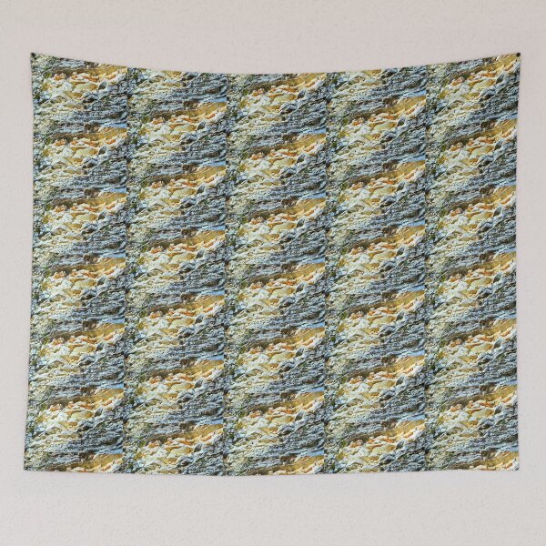 Item preview, Abstract view of white and grey rocks designed and sold by Kristina Drozd.