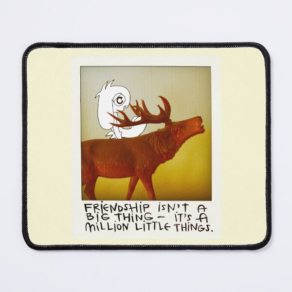 Item preview, Friendship Quote Lop Eared Bunny and Deer designed and sold by suekieper.
