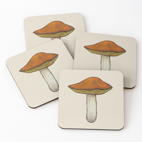 Item preview, American Slippery Jack Mushroom (Suillus Amercanus) designed and sold by ArtfullyAudrey.