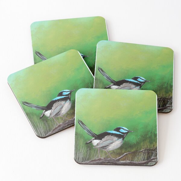 Item preview, The Superb Blue Wren designed and sold by Robert  Corcoran.