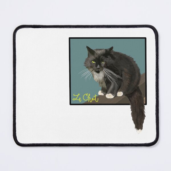 Item preview, Le chat (noir) designed and sold by Orson’s Owl Originals.
