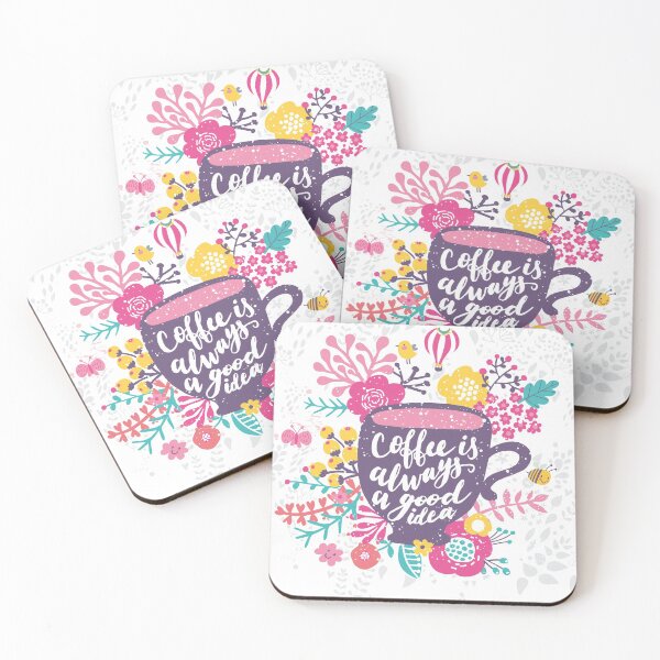 Item preview, Coffee is Always a Good Idea  designed and sold by Dollfacedesign.