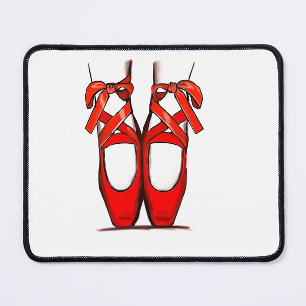 Item preview, Ballet shoes - red ballet pointe shoes with ribbon laces designed and sold by Artonmytee.