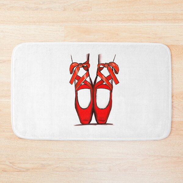 Item preview, Ballet shoes - red ballet pointe shoes with ribbon laces designed and sold by Artonmytee.