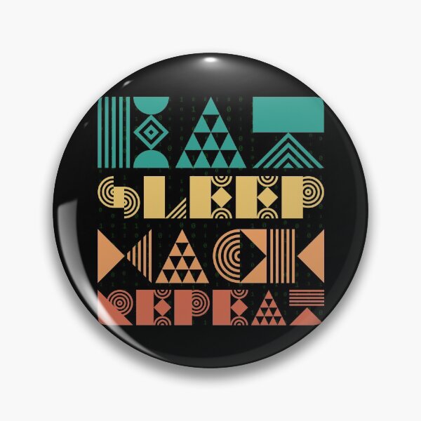 Item preview, Eat Sleep Hack Repeat designed and sold by Desigffee.