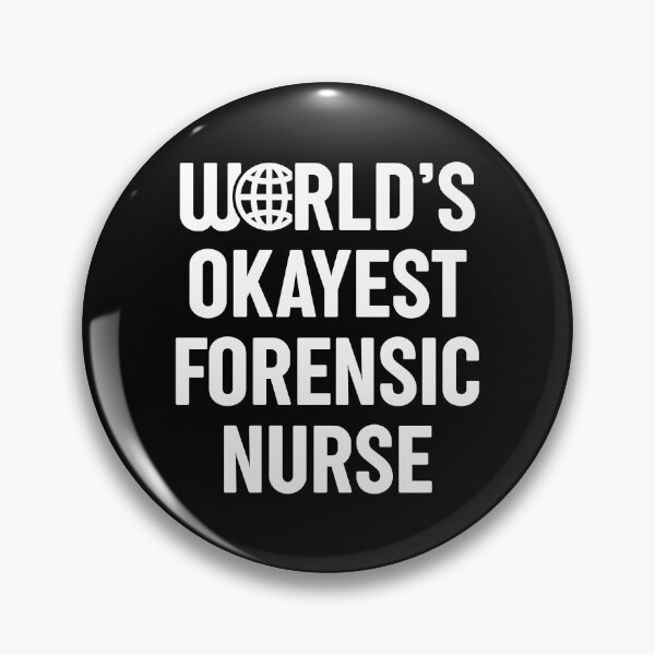 Item preview, World's Okayest Forensic Nurse designed and sold by spacedowl.