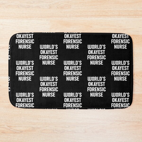 Item preview, World's Okayest Forensic Nurse designed and sold by spacedowl.