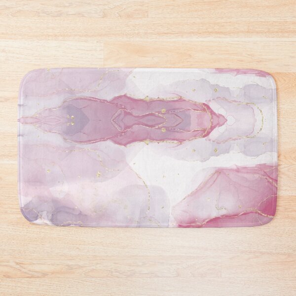 Item preview, Pink Lavender and Gold Marble Print  designed and sold by Dollfacedesign.
