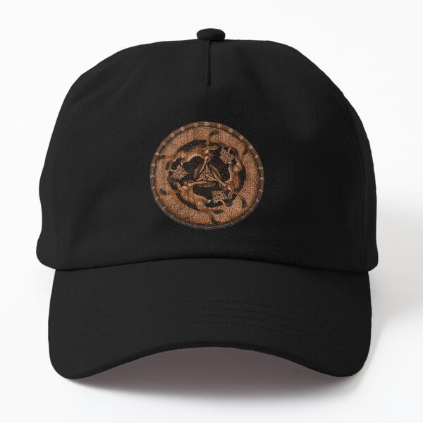 Hare Trinity Moon Phases Celtic Tree of Life Dad Hat