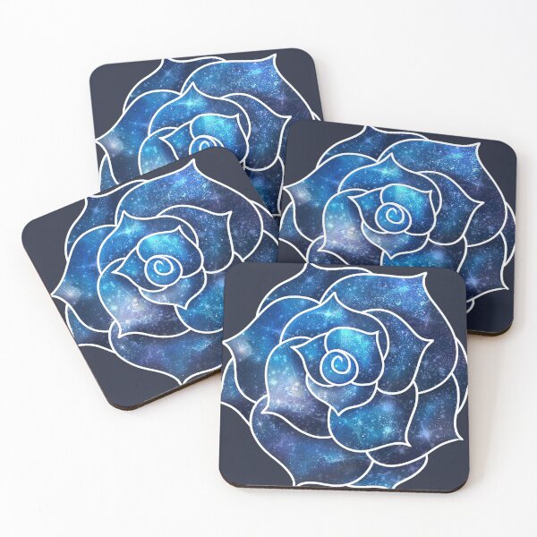 Item preview, Blue Galaxy Rose designed and sold by MochaFox.