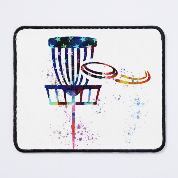 Item preview, Disc Golf American Flag Watercolor Art designed and sold by SiouxLove.