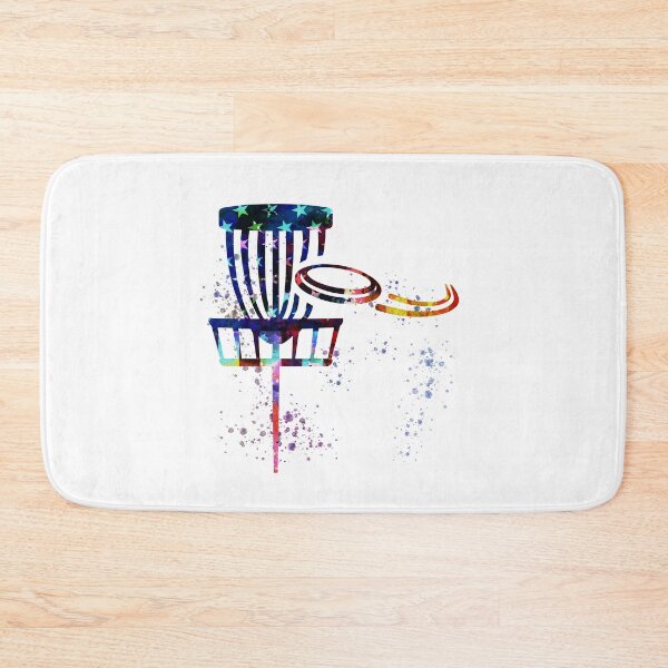 Item preview, Disc Golf American Flag Watercolor Art designed and sold by SiouxLove.