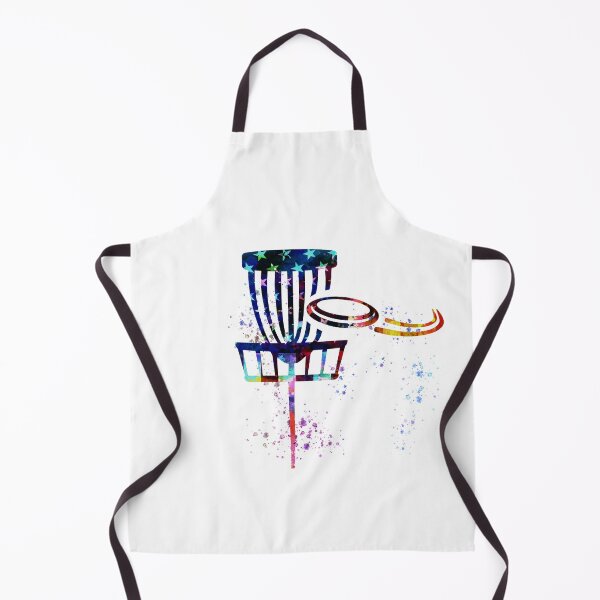 Item preview, Disc Golf American Flag Watercolor Art designed and sold by SiouxLove.