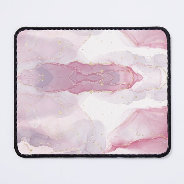 Item preview, Pink Lavender and Gold Marble Print designed and sold by Dollfacedesign.