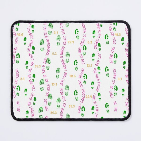 Item preview, Positive Running Vibes - white background designed and sold by Anastasia Rae Creative.