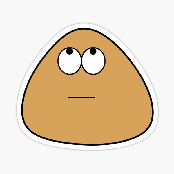 Pou Sticker for Sale by Barrelisred