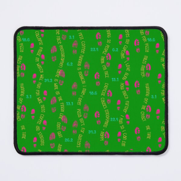 Item preview, Funny Running Vibes - Green background designed and sold by Anastasia Rae Creative.