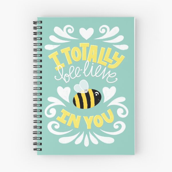 Item preview, I Bee-Lieve In You - Positive Cute Animal Pun designed and sold by Kit Cronk.