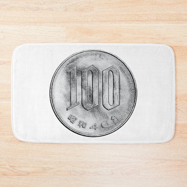 Item preview, 100 Yen Coin (Grey) designed and sold by Jellyphresh.