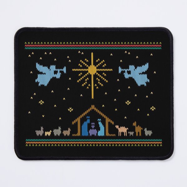 Item preview, Knitted Nativity - Ugly Merry Christmas Sweater Knit Manger designed and sold by 26-Characters.
