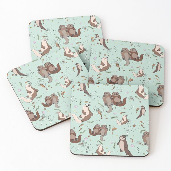 Item preview, Cute Otter Water Ripple designed and sold by SiouxLove.