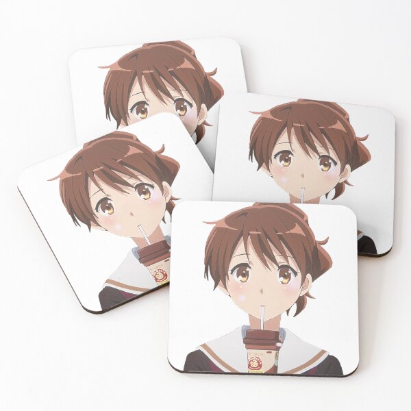 Item preview, Kumiko sipping coffee designed and sold by KenjiYuki.