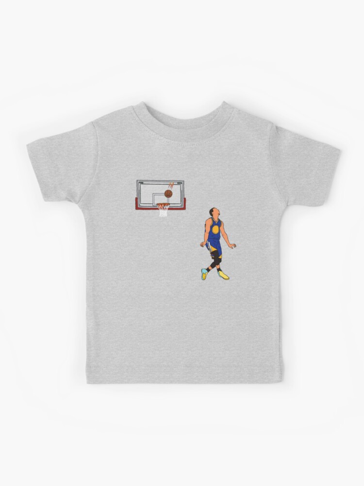Steph Curry 4 Rings Celebration Kids T-Shirt for Sale by