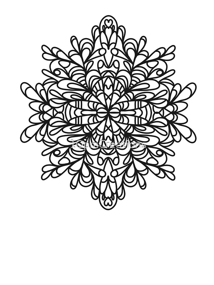 Color-In Mandala - coloring book images, Mandala Mindfulness