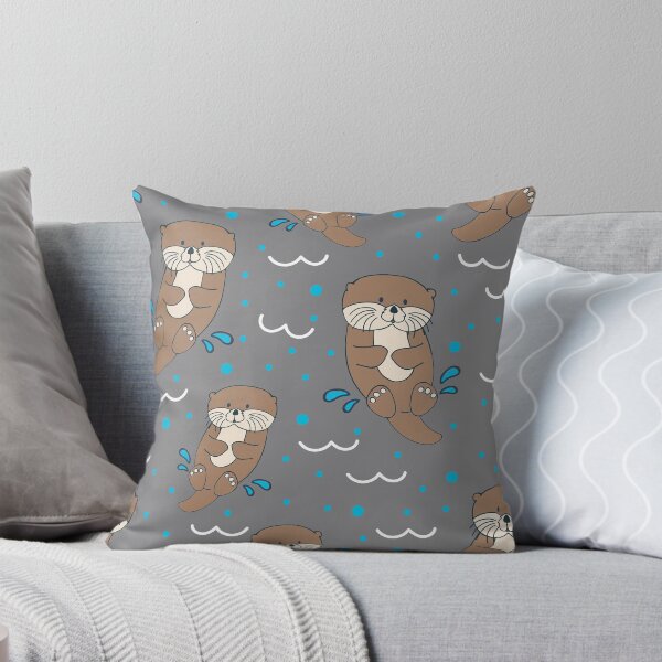 Item preview, Cute Otter Splashing  designed and sold by ConcorStore.