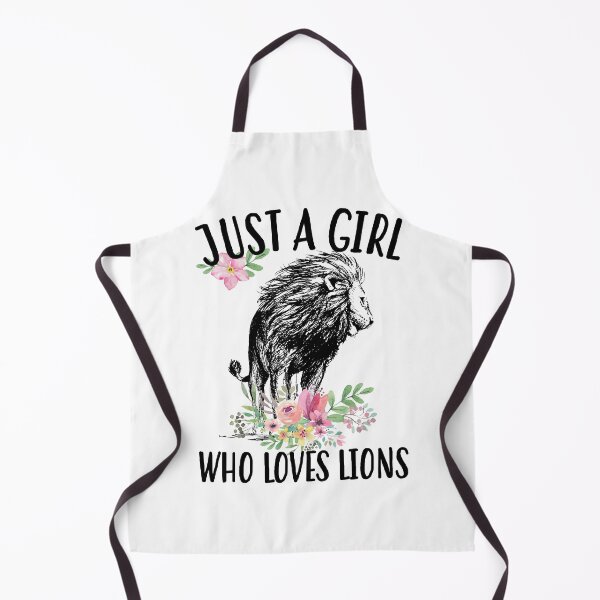 Item preview, Just A Girl Who Loves Lions Pink Flower designed and sold by SiouxLove.