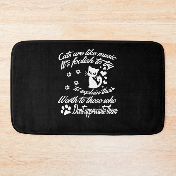 Item preview, Cats Are Like Music It’s Foolish To Try To Explain designed and sold by Nqestore.