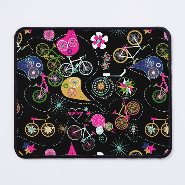 Item preview, Cycledelic black designed and sold by Anastasia Rae Creative.