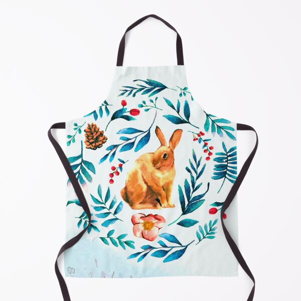 Item preview, Rabbit with Flowers and Leaves designed and sold by Craft DartCO.