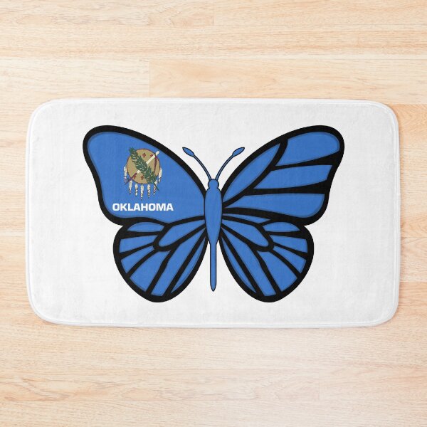 Item preview, State of Oklahoma Flag Butterfly designed and sold by Gsallicat.