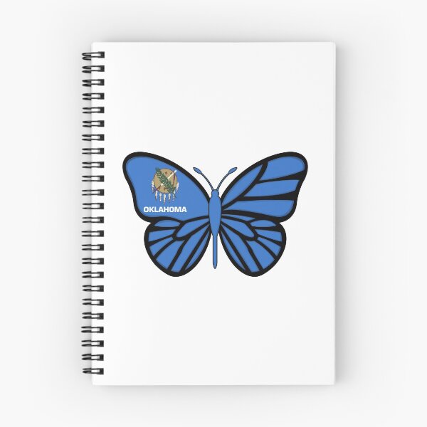 Item preview, State of Oklahoma Flag Butterfly designed and sold by Gsallicat.
