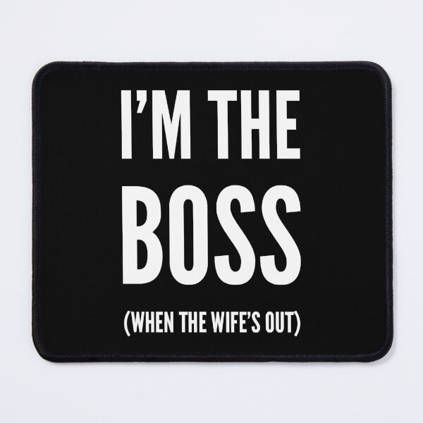 Item preview, Mens Funny I'M The Boss When The Wife'S Out Gifts For Movie Fans designed and sold by MarinaMcDermott.