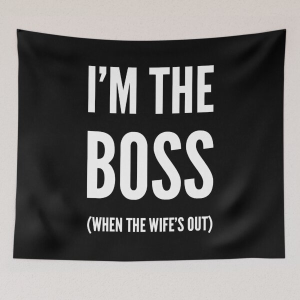 Item preview, Mens Funny I'M The Boss  When The Wife'S Out Gifts For Movie Fans designed and sold by MarinaMcDermott.