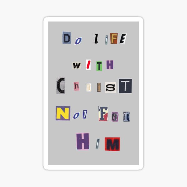 Item preview, Do Life with Christ Collage designed and sold by AshTreeCrtvCo.