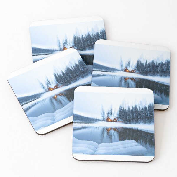 Item preview, Emerald Lake Lodge in Winter, Canada designed and sold by ExploreOutdoors.