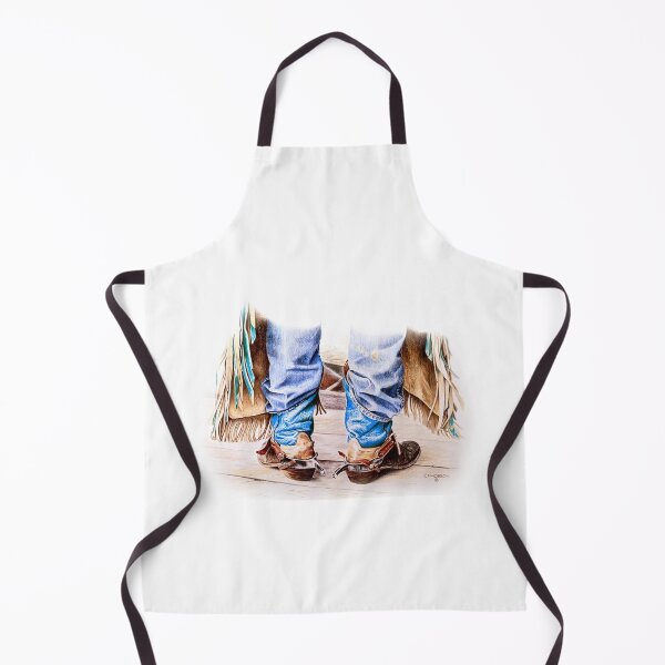 Item preview, Ready to Rodeo - Western Riding Boots Art designed and sold by Clare Hobson.
