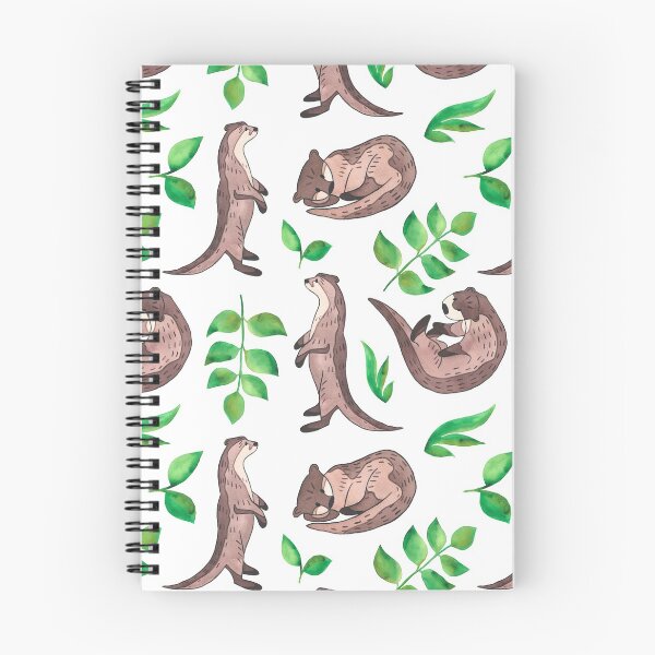 Item preview, Watercolor Otter Seamless designed and sold by ConcorStore.