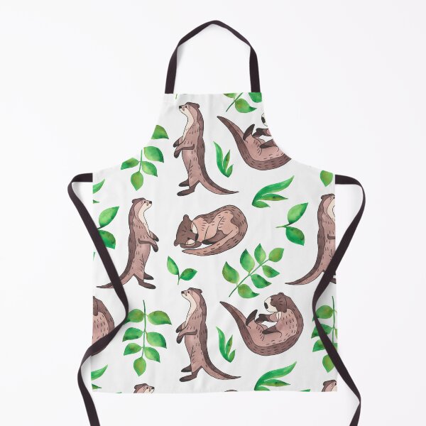 Item preview, Watercolor Otter Seamless designed and sold by ConcorStore.