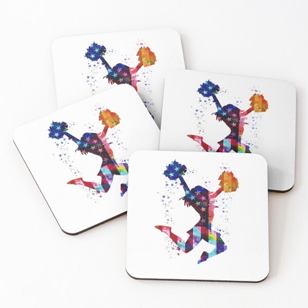Item preview, Cheerleading - American flag art designed and sold by ConcorStore.